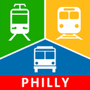 TransitTimes Philly - SEPTA trip planning & offline schedules mobile app icon
