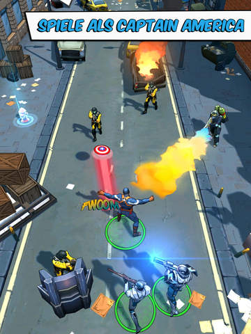 The Return Of The First Avenger - Das offizielle Spiel iOS Screenshots