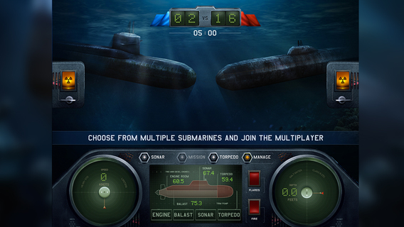 Dive for Honour: Cold War iPhone iPad