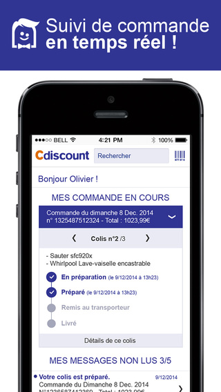 Cdiscount - Vos achats au prix discount. Faites votre shopping en ligne parmi tous nos produits :のおすすめ画像4