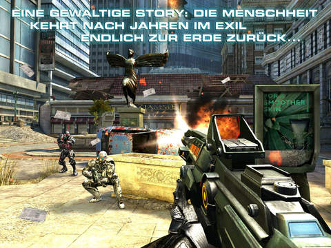 N.O.V.A. 3: Freedom Edition - Near Orbit Vanguard Alliance game iOS Screenshots