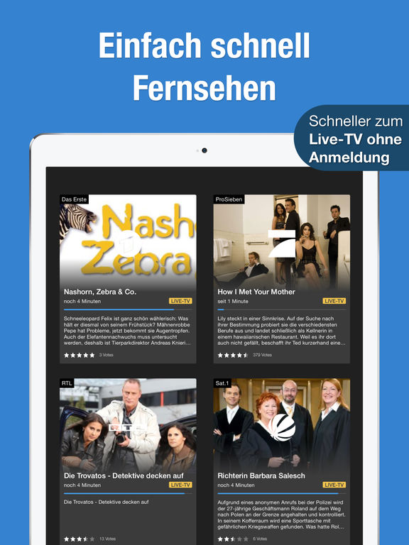 TV App Live Fernsehen Programm & Livestream TV.deのおすすめ画像2
