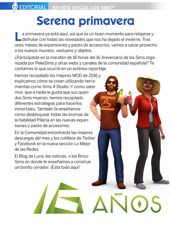 Los Sims Revista Oficialのおすすめ画像2