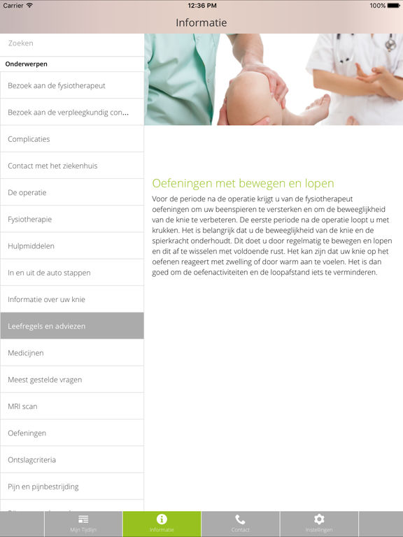 oefeningen knie versterken