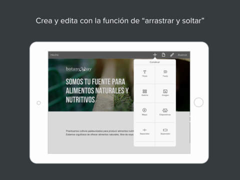 Captura de pantalla del iPad 1