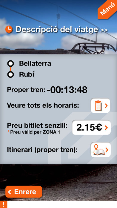 Captura de pantalla del iPhone 3