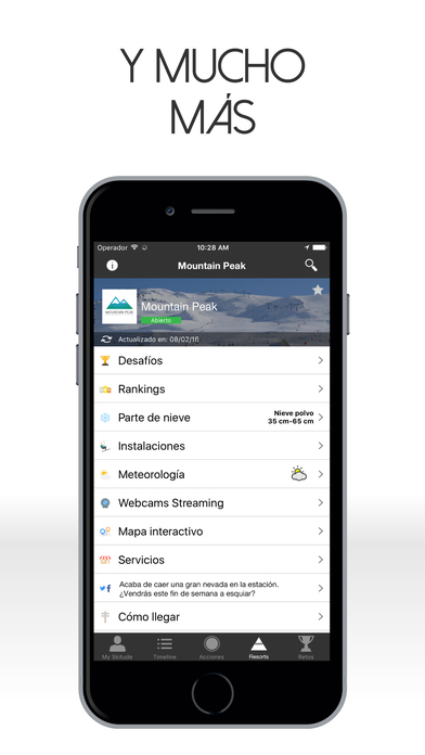 Captura de pantalla del iPhone 5