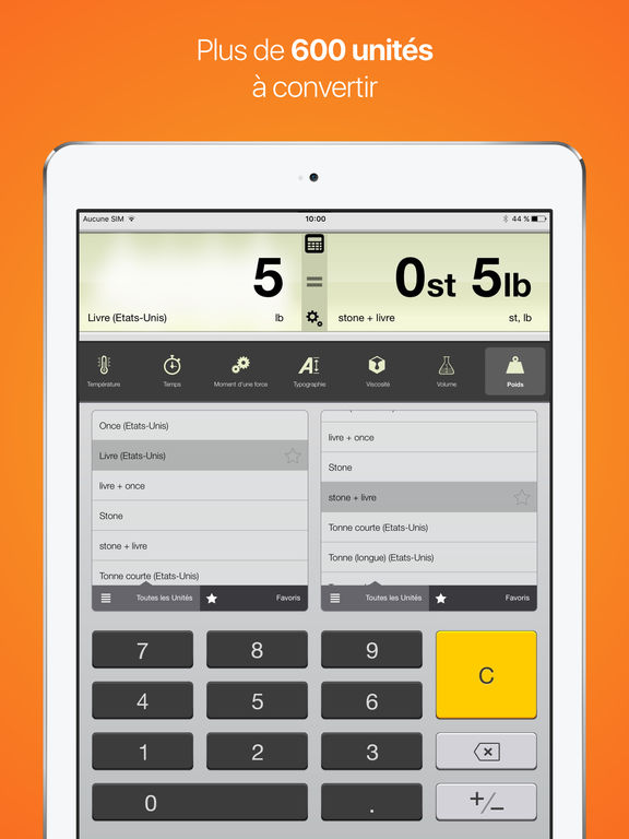 Calculatrice Gratuit, Convertisseur De D'unités Dans L’App Store