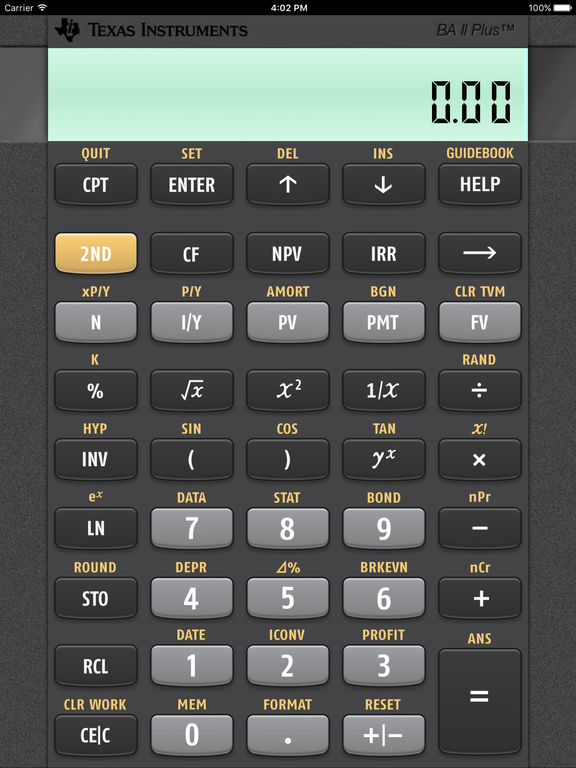best iphone financial calculator