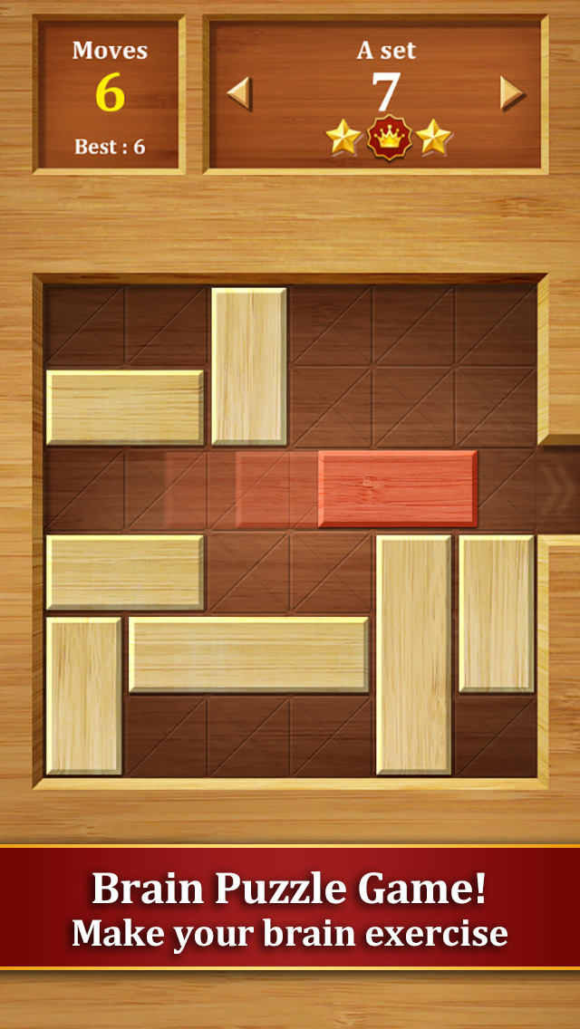Move the Block : Slide Puzzle iOS Screenshots