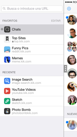 Captura de pantalla del iPhone 5