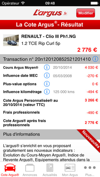 Capture d’écran iPhone 2