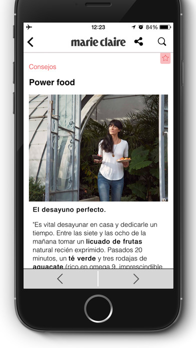 Captura de pantalla del iPhone 2