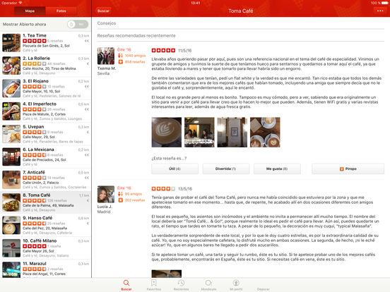 Captura de pantalla del iPad 5