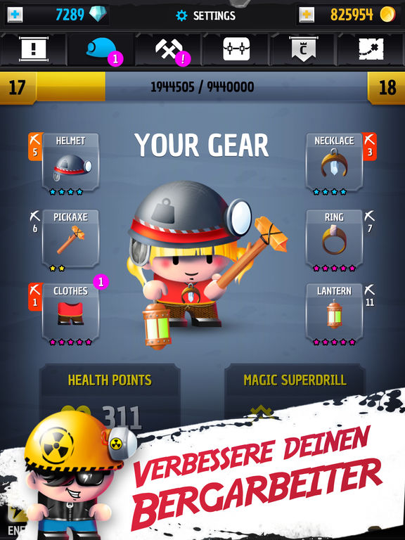 Tiny Miners iPhone iPad