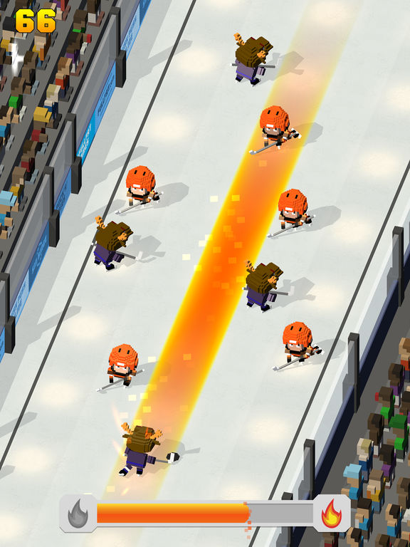 Blocky Hockey - Arcade Ice Runner iOS