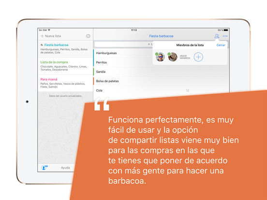 Captura de pantalla del iPad 3
