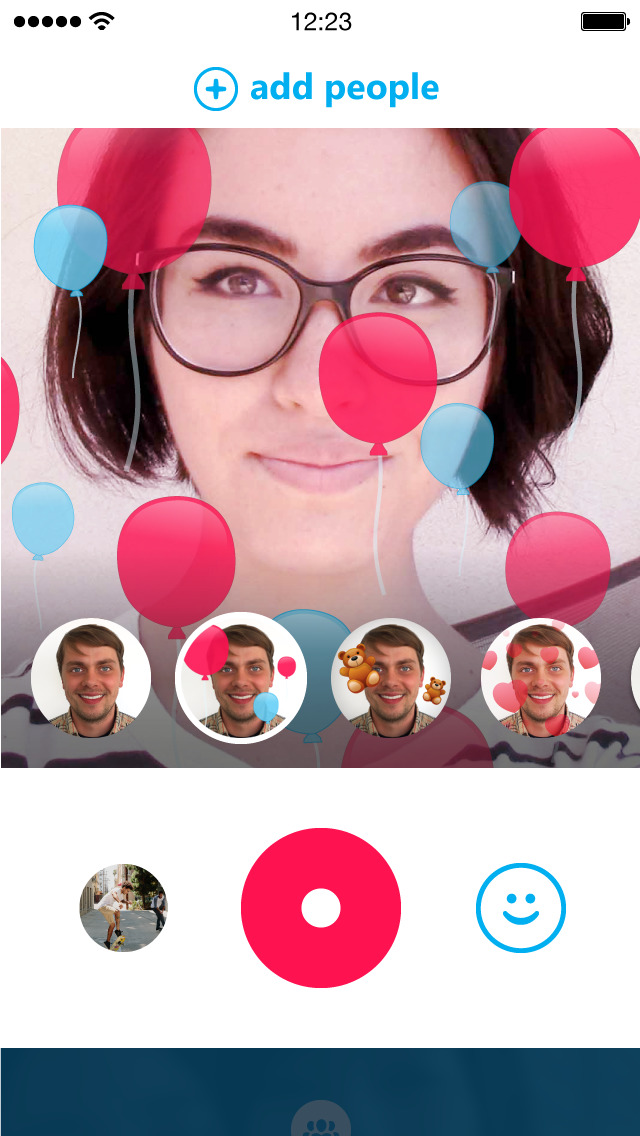 Skype Qik： グループビデオメッセージのおすすめ画像2