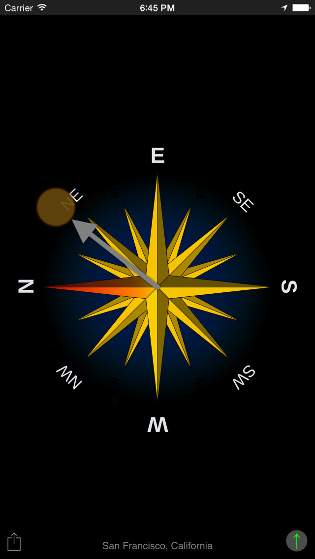 Sun Compass App screenshot1