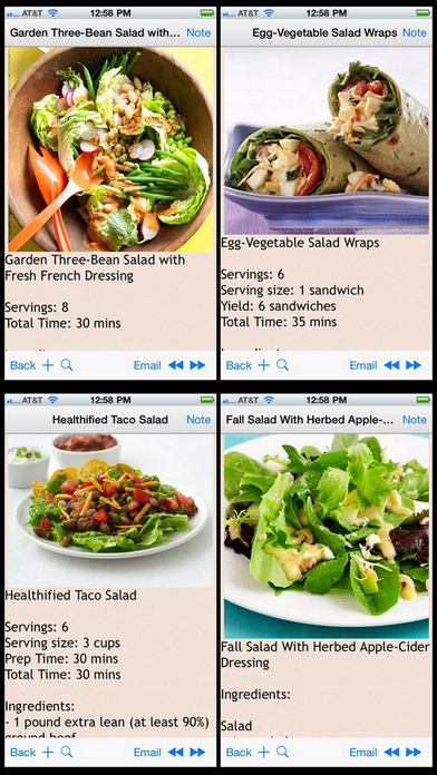 350 Low Calorie Salad... screenshot1