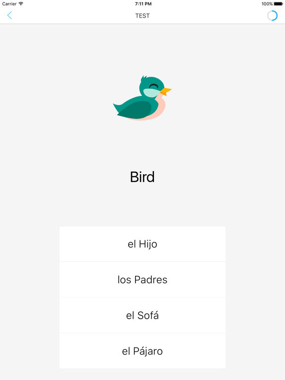 LearnEasy - application for learning Spanish wordsのおすすめ画像1