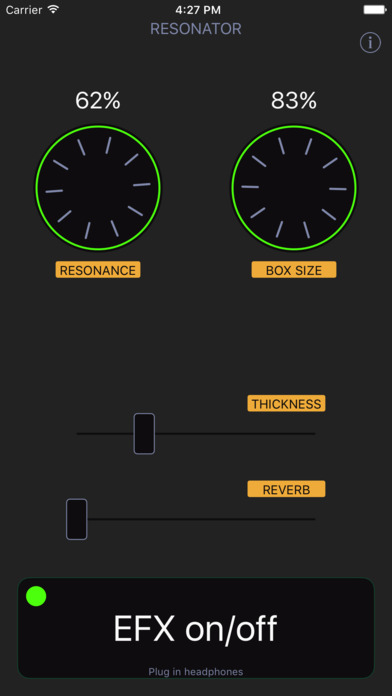 Resonator Audio Unit screenshot1