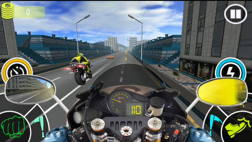 モトライダーバイク攻撃：スタントファイト3Dのおすすめ画像4