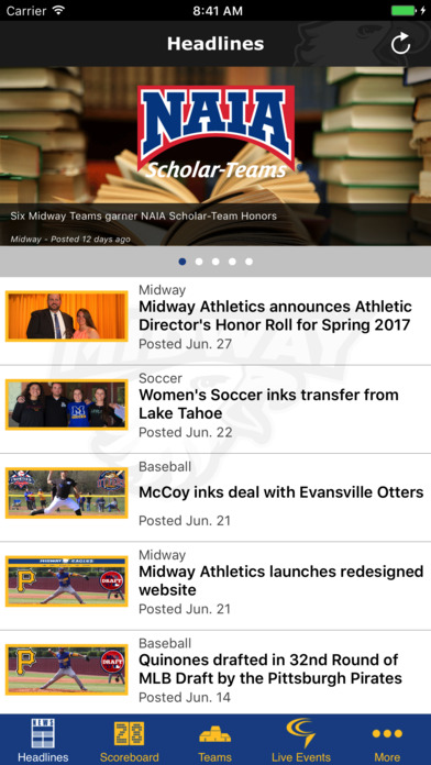 Midway University Athleticsのおすすめ画像2