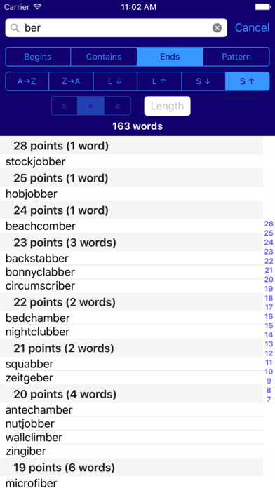Lexica Word Finder fo... screenshot1