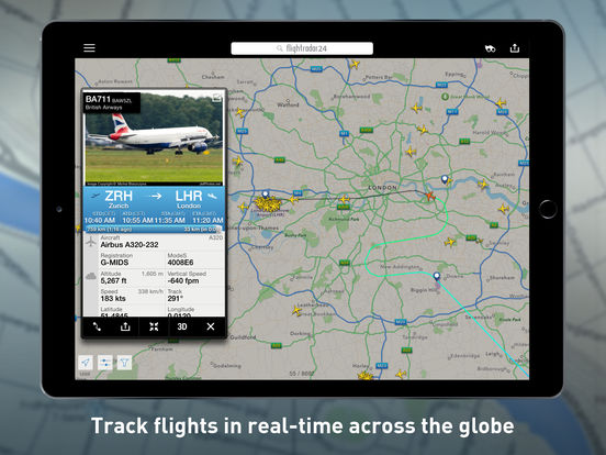 Flightradar24 - Flight Trackerのおすすめ画像1