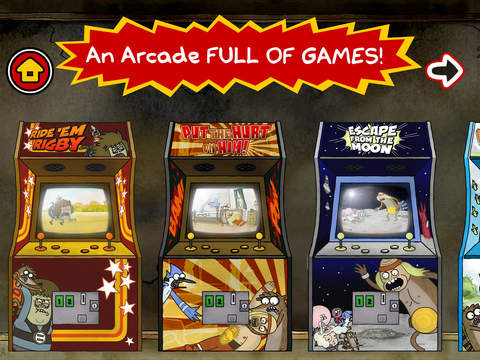 Just a Regular Arcade – A Sweet Suite of Regular Show Games With Mordecai and Rigbyのおすすめ画像1