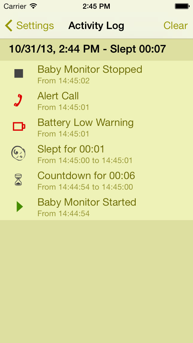 Safe Baby Monitor - F... screenshot1