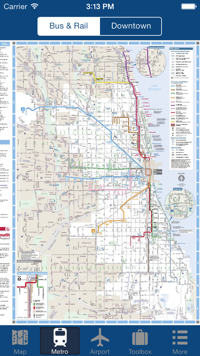 シカゴオフライン地図 - シティメトロエアポート screenshot1