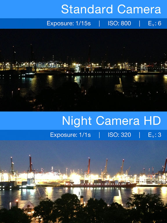 夜カメラエッチディー - ローライトの写真撮影 - Night Camera HD for iPadのおすすめ画像3