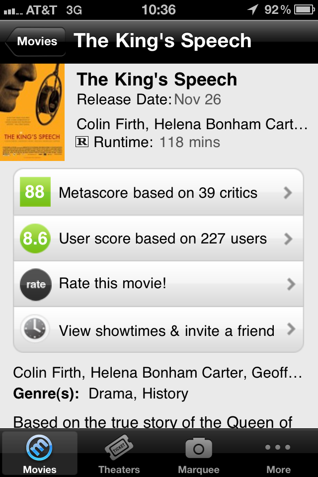 Movie Finder by Metacritic free app screenshot 2