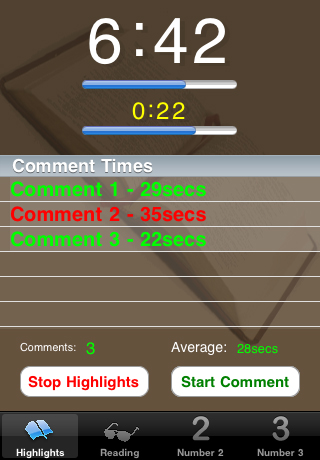 Ministry School Timer free app screenshot 1