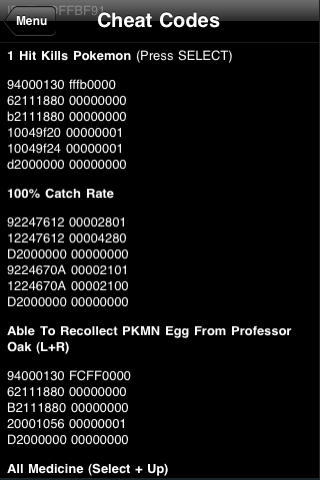 action replay code to complete pokedex