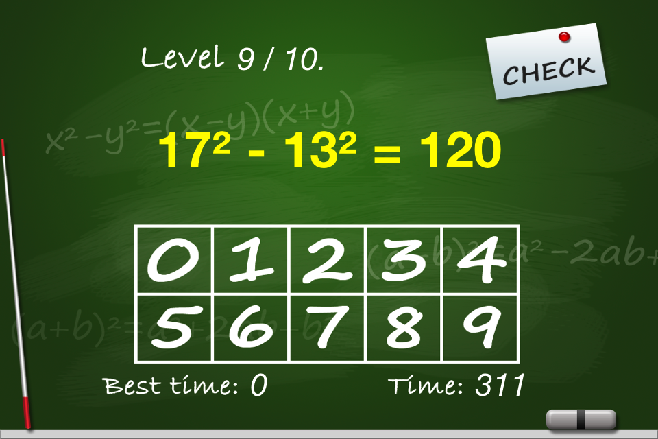 InnerCalc Math Algebra Game HD Lite free app screenshot 4