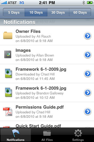 OnSite Files free app screenshot 3