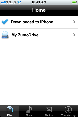 ZumoDrive free app screenshot 3