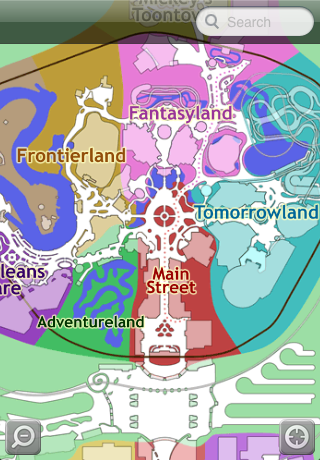 Disneyland Maps Free free app screenshot 3