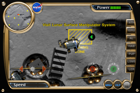 NASA Lunar Electric Rover Simulator free app screenshot 2