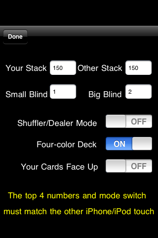 Headsup Poker 3G Free (Holdem Blackjack Omaha) free app screenshot 2