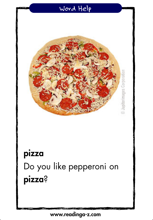Making Pizza - LAZ Reader [Level E-first grade] free app screenshot 3