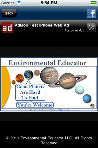 Environmental Educator free app screenshot 1