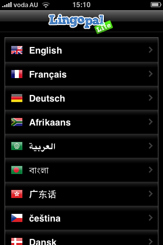 Lingopal Cantonese (Chinese) LITE - talking phrasebook free app screenshot 3