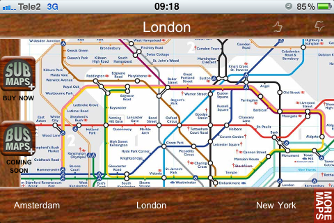 SubMapsHD-All Subway maps for you! free app screenshot 2
