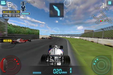 BMW Sauber F1 Team Racing 09 Lite free app screenshot 2