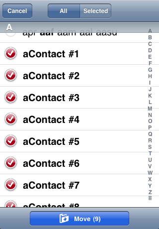 Private Contacts free app screenshot 4