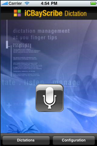 CBayScribe Dictation free app screenshot 1